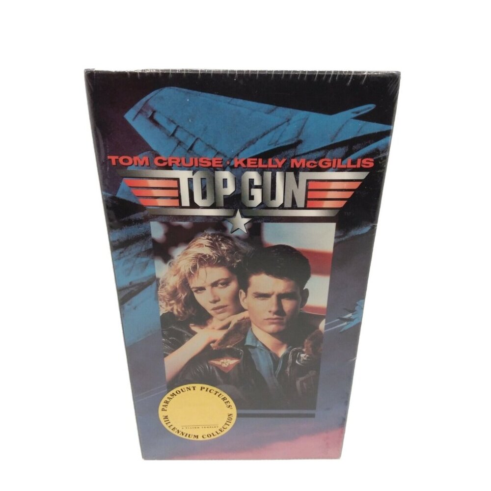 Top Gun VHS Paramount Pictures Millennium Collection Gold Seal 1996